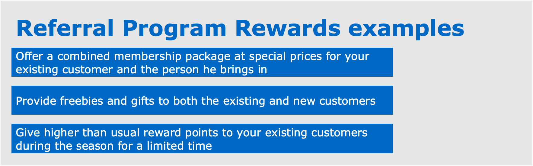 Referral Program Rewards Examples